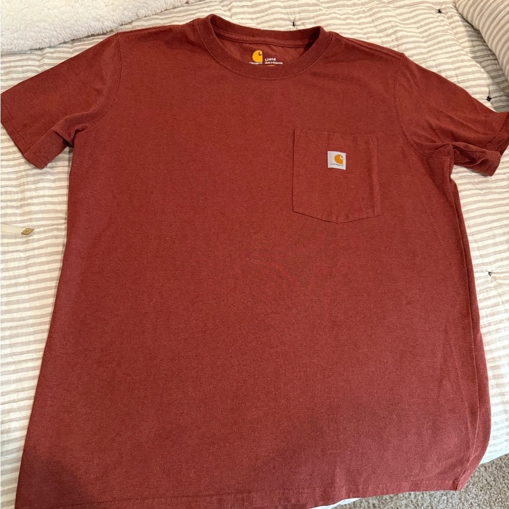 Carhartt Rust Pocket T-Shirt